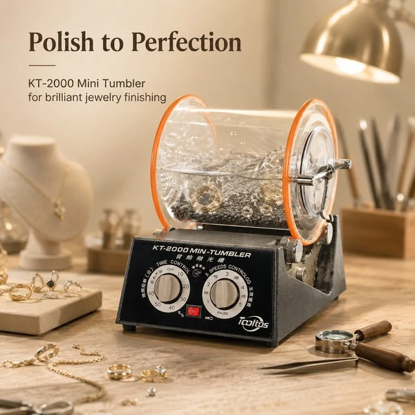 kt-2000-mini-rotary-tumbler-polish-to-perfection kt-2000-mini-rotary-tumbler-polish-to-perfection