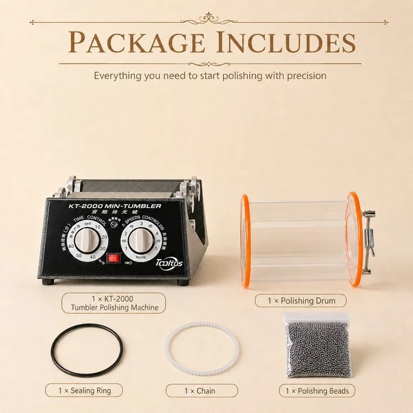 kt-2000-mini-rotary-tumbler-package-includes kt-2000-mini-rotary-tumbler-package-includes